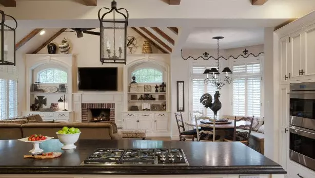 cocina casa lujo rustica